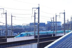 「新幹線到着」秋園純一さん（S50）